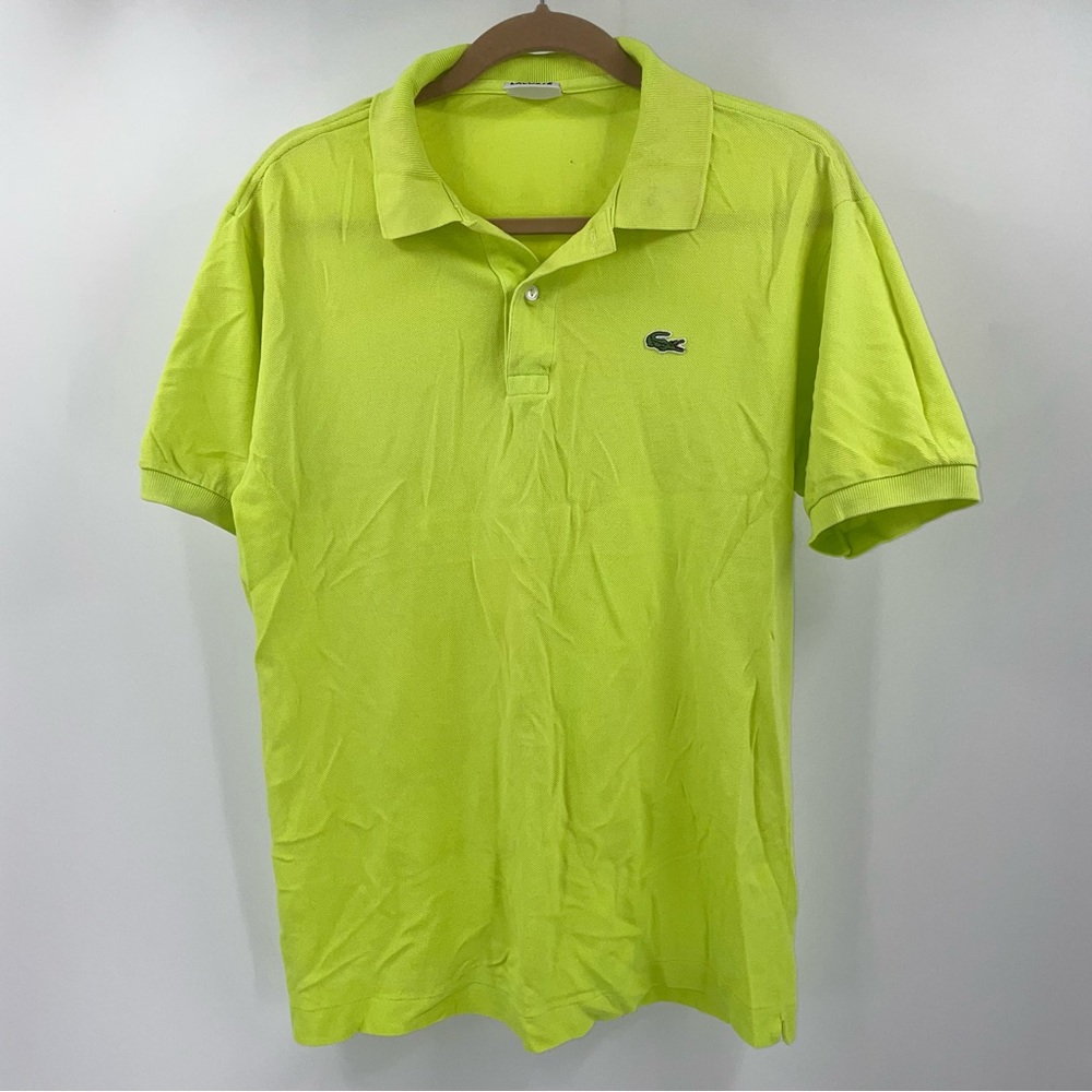 LACOSTE  Lime Green Polo Shirt